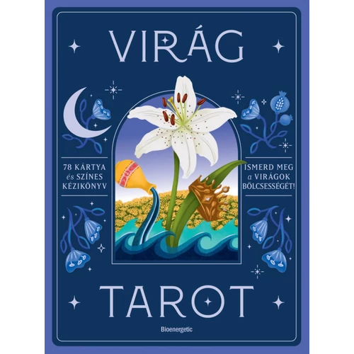 Virág tarot kártya + könyv dekordobozban