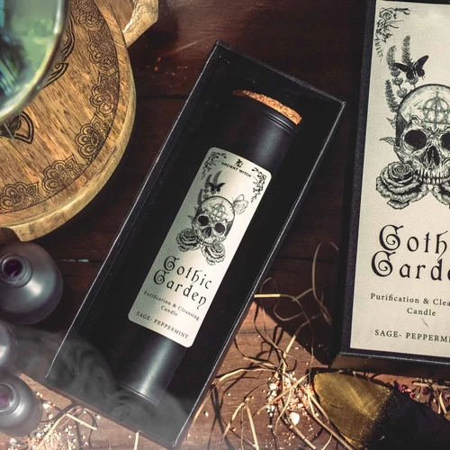 mágia gyertyák - gothic spell candle varázsgyertya