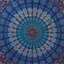 Mandala ágytakaró, falifüggő, 230x200 cm