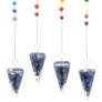 Kép 13/13 - Lapis Lazuli kristálymagos orgonit ingák